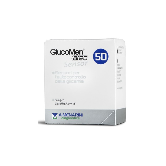 Menarini Strisce Misurazione Glicemia Glucomen Areo Sensor 50 Pezzi
