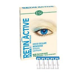 Esi Retin Active Mirtillo Gocce Oculari 10 Flaconcini Monodose Da 0,5 Ml