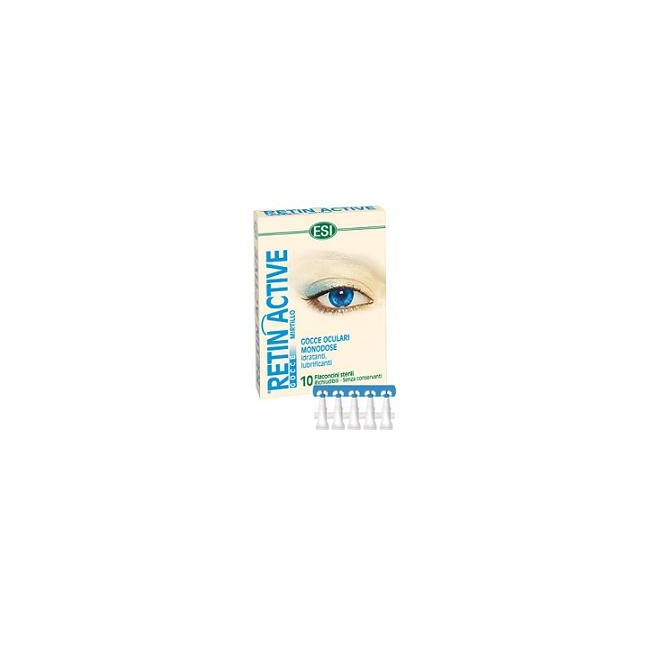 Esi Retin Active Mirtillo Gocce Oculari 10 Flaconcini Monodose Da 0,5 Ml