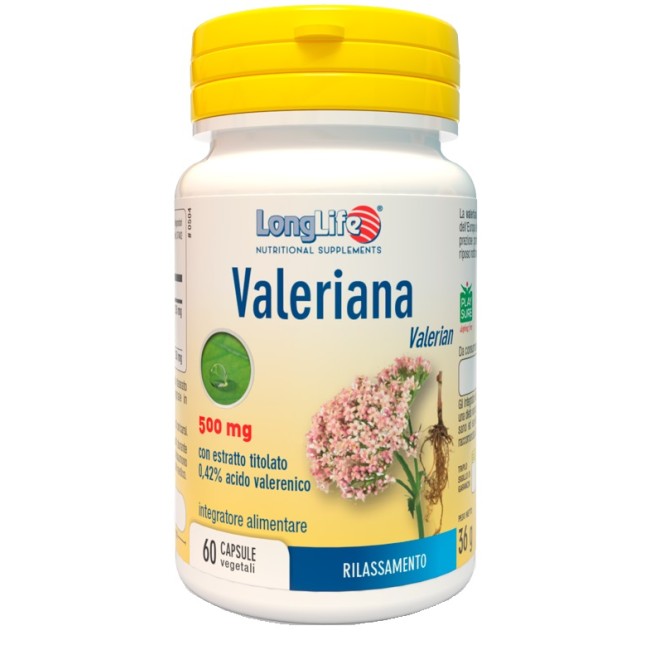 Longlife Valeriana 60 Capsule 500 Mg Longlife Valeriana 60 Capsule 500 Mg
