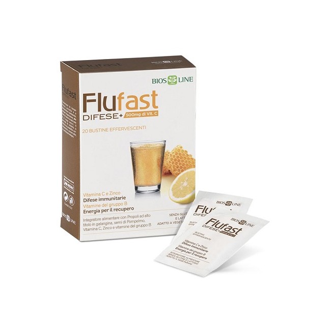 Bios Line Apix Propoli Flufast Difese+ 20 Bustine Effervescenti Biosline
