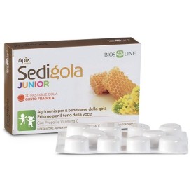 Bios Line Apix Propoli Sedigola Junior Fragola 20 Pastiglie Biosline