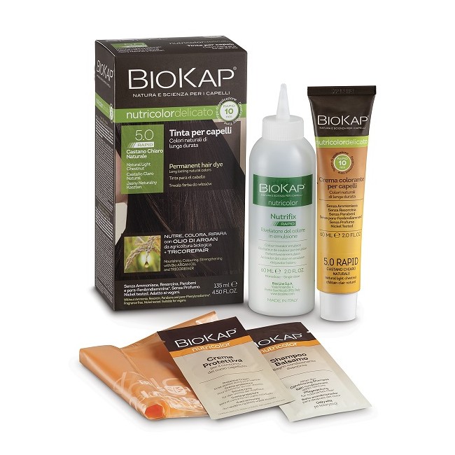Bios Line Biokap Nutricolor Delicato Rapid Tinta 5,0 Castano Chiaro Naturale 135 Ml Bios Line Biokap Nutricolor Delicato Rapid Tinta 5,0 Castano Chiaro Naturale 135 Ml
