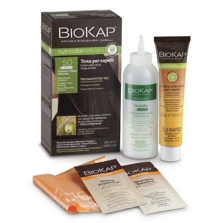Bios Line Biokap Nutricolor Delicato Rapid Tinta 5,0 Castano Chiaro Naturale 135 Ml Bios Line Biokap Nutricolor Delicato Rapid Tinta 5,0 Castano Chiaro Naturale 135 Ml