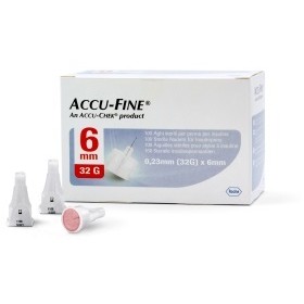 Roche Ago Per Penna Da Insulina Accu-fine Pen Needle Accu-chek Gauge 32 X 6mm 100 Pezzi