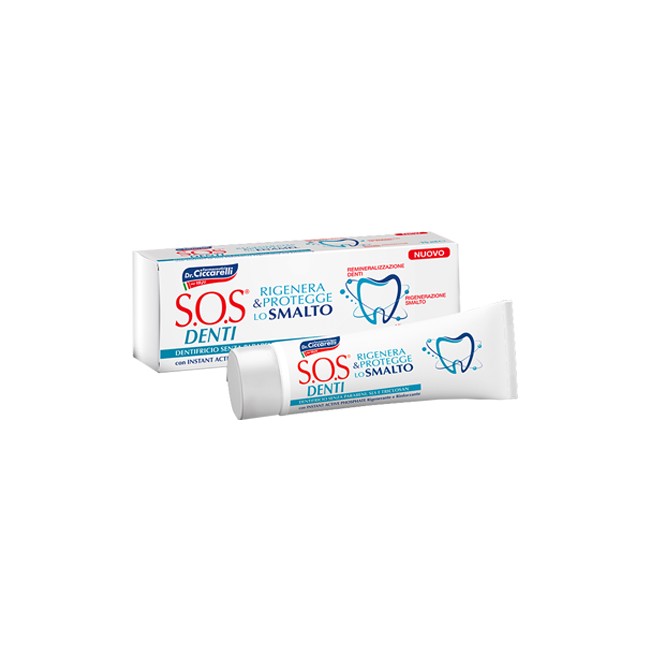 Sos Denti Dentifricio Rigenera Smalto 75 Ml Sos Denti Dentifricio Rigenera Smalto 75 Ml