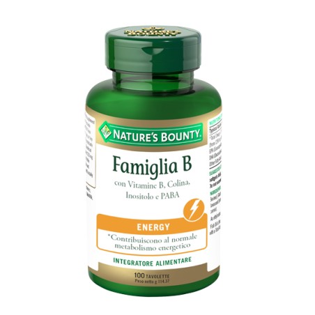 Nature' S Bounty Famiglia B 100 Tavolette Nature' S Bounty Famiglia B 100 Tavolette