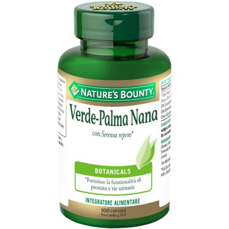 Nature' S Bounty Verde Palma Nana 100 Capsule 52,00 G