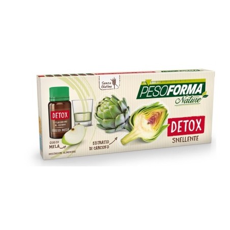 Nutrition & Santè Pesoforma Nature Detox Snellente 6 Flaconcini Da 10 Ml