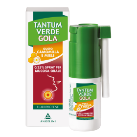 Tantum Verde Gola Spray per Mucosa Orale Gusto Camomilla e Miele