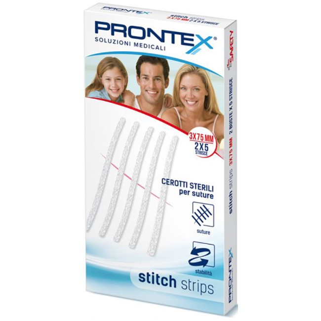 Safety Prontex Stitch Strips 3x75 10 Pezzi Safety Prontex Stitch Strips 3x75 10 Pezzi