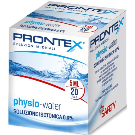 Safety Soluzione Fisiologica Prontex Physio Isotonic 20 Fiale Da 5 Ml Safety Soluzione Fisiologica Prontex Physio Isotonic 20 Fiale Da 5 Ml