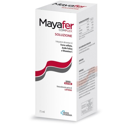 Maya Pharma Mayafer Soluzione 75 Ml Maya Pharma Mayafer Soluzione 75 Ml