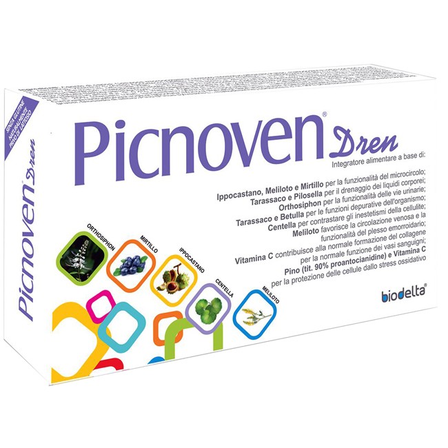 Biodelta Picnoven Dren 100 Compresse 62 G Biodelta Picnoven Dren 100 Compresse 62 G