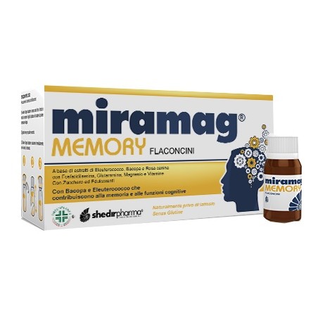Shedir Pharma Miramag Memory 10 Flaconcini Monodose Con Tappo Dosatore 10 Ml