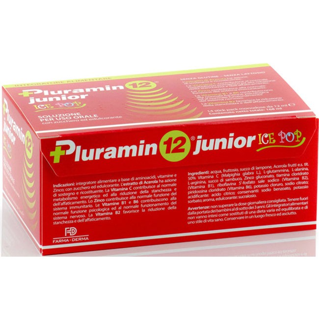 Farma-derma Pluramin12 Junior 14 Stick Pack 12 Ml Farma-derma Pluramin12 Junior 14 Stick Pack 12 Ml