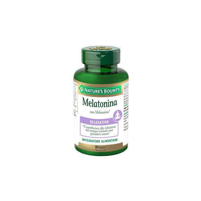 Nature' S Bounty Melatonina 100 Tavolette Nature' S Bounty Melatonina 100 Tavolette