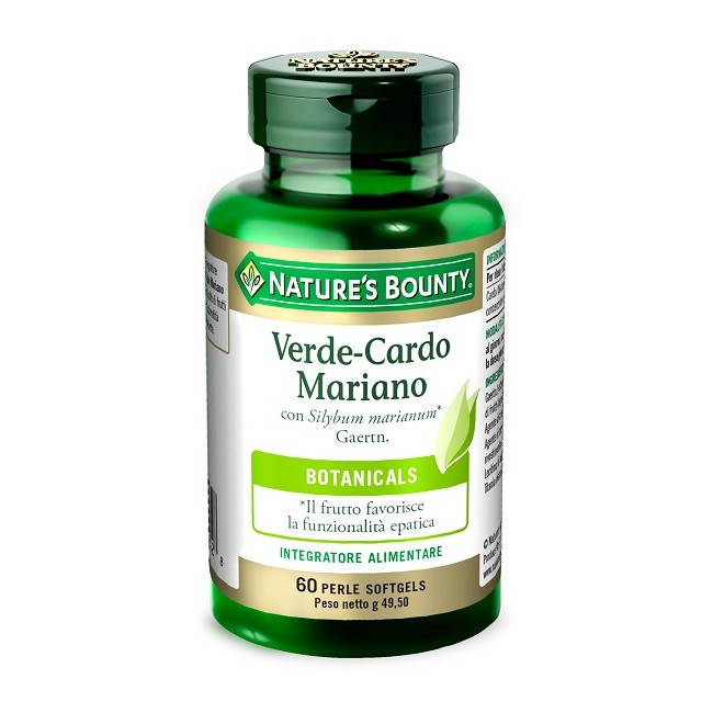 Nature' S Bounty Verde Cardo Mariano 60 Perle Nature' S Bounty Verde Cardo Mariano 60 Perle