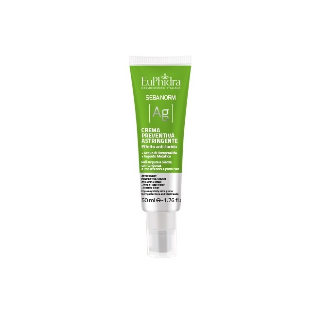 Zeta Farmaceutici Euphidra Sebanorm Ag Crema Preventiva 50 Ml Zeta Farmaceutici Euphidra Sebanorm Ag Crema Preventiva 50 Ml
