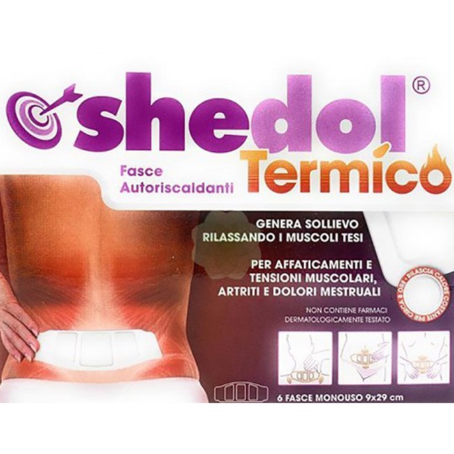 Shedir Pharma Cerotto Autoriscaldante Shedol Termico 6 Pezzi
