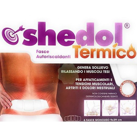 Shedir Pharma Cerotto Autoriscaldante Shedol Termico 6 Pezzi