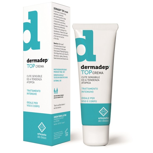 Erbozeta Dermadep Top Crema Cute Sensibile E A Tendenza Atopica Trattamento Intensivo 50 Ml Erbozeta Dermadep Top Crema Cute Sensibile E A Tendenza Atopica Trattamento Intensivo 50 Ml