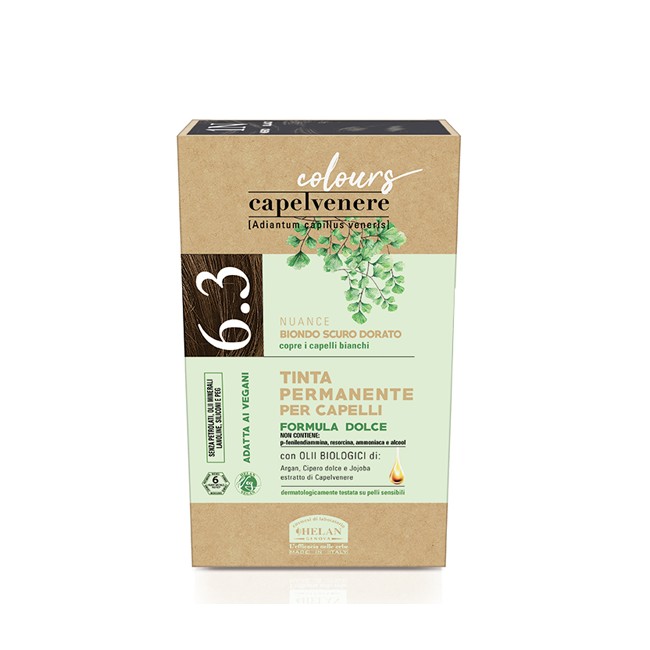 Helan Capelvenere Colours Tinta Capelli 6,3n Biondo Scuro Dorato Helan Capelvenere Colours Tinta Capelli 6,3n Biondo Scuro Dorato