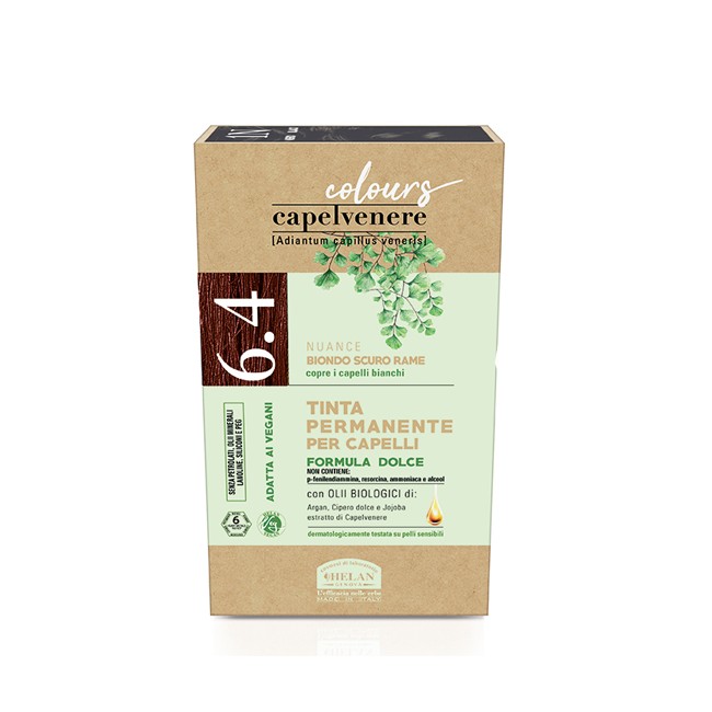 Helan Capelvenere Colours Tinta Capelli 6,4n Biondo Scuro Rame Helan Capelvenere Colours Tinta Capelli 6,4n Biondo Scuro Rame