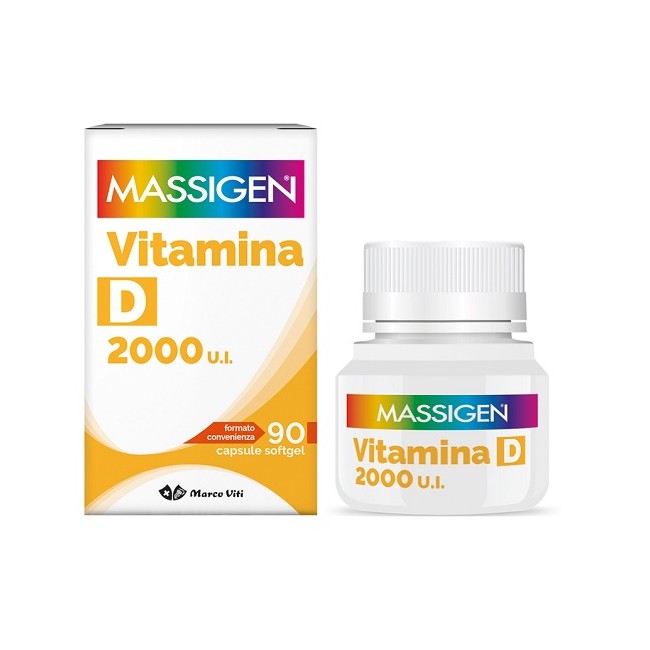 Marco Viti Massigen Vitamina D 2000 Ui 90 Capsule Softgel Marco Viti Massigen Vitamina D 2000 Ui 90 Capsule Softgel
