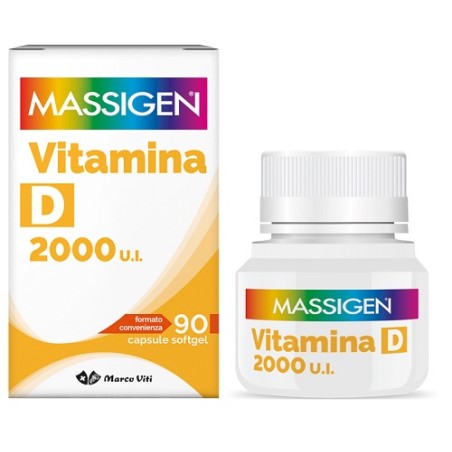 Marco Viti Massigen Vitamina D 2000 Ui 90 Capsule Softgel Marco Viti Massigen Vitamina D 2000 Ui 90 Capsule Softgel