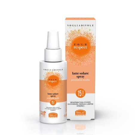 Helan Vogliadisole Four Respect Latte Solare Spray Spf15 Viso E Corpo 100 Ml Helan Vogliadisole Four Respect Latte Solare Spray Spf15 Viso E Corpo 100 Ml