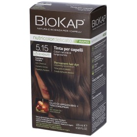 Bios Line Biokap Nutricolor Delicato Rapid 5,15 Castano Cenere Tinta Tubo+flacone 135 Ml Biosline