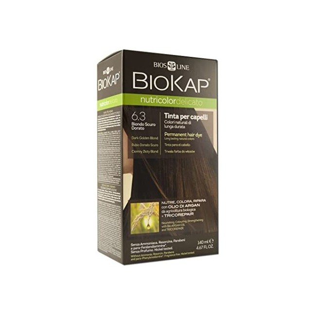 Bios Line Biokap Nutricolor Delicato Rapid 6,30 Biondo Scuro Dorato 135 Ml Bios Line Biokap Nutricolor Delicato Rapid 6,30 Biondo Scuro Dorato 135 Ml