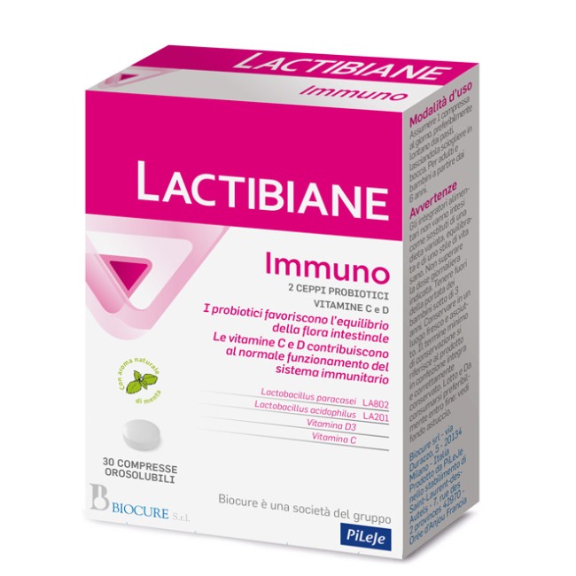 Biocure Lactibiane Immuno 30 Compresse Biocure Lactibiane Immuno 30 Compresse