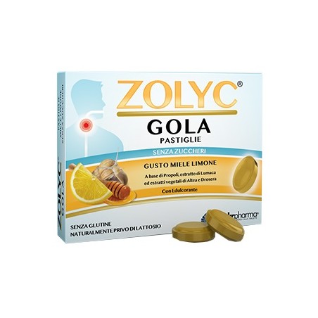 Shedir Pharma Zolyc Gola Miele/limone Senza Zuccheri 36 Pastiglie