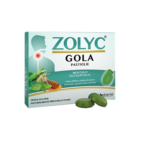 Shedir Pharma Zolyc Gola Mentolo/eucalipto 36 Pastiglie