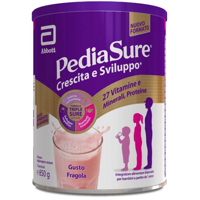 Abbott Pediasure Crescita&sviluppo Fragola 850 G