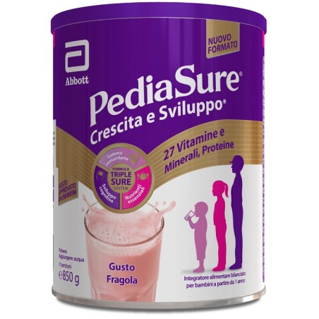 Abbott Pediasure Crescita&sviluppo Fragola 850 G