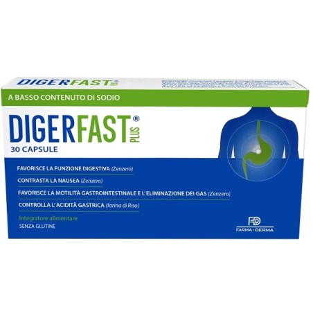 Farma-derma Digerfast Plus 30 Capsule Farma-derma Digerfast Plus 30 Capsule