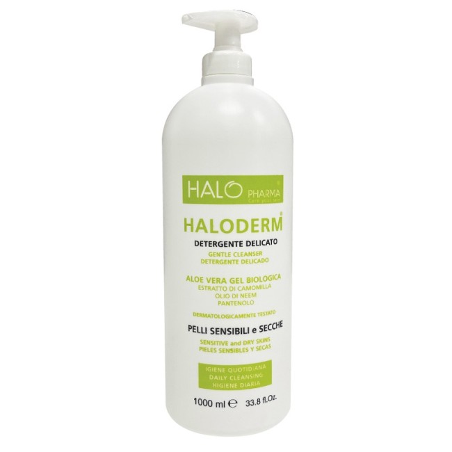 Halo Pharma Haloderm Detergente Delicato 1 L Flacone Hdpe2 Tappo C/pp92 Halo Pharma Haloderm Detergente Delicato 1 L Flacone Hdpe2 Tappo C/pp92