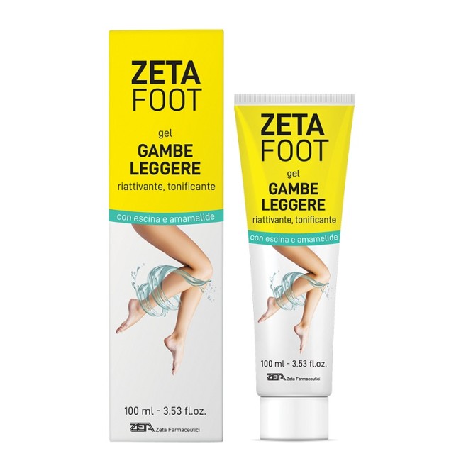 Zeta Farmaceutici Zetafoot Gel Gambe Leggere 100 Ml Zeta Farmaceutici Zetafoot Gel Gambe Leggere 100 Ml