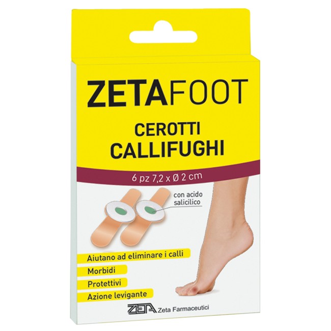 Zeta Farmaceutici Zetafoot Cerotto Callifugo Dischetto Centrale 6 Pezzi
