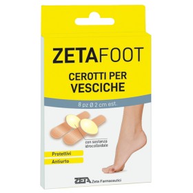 Zeta Farmaceutici Zetafoot Cerotto Idrocolloidale Vesciche 8 Pezzi