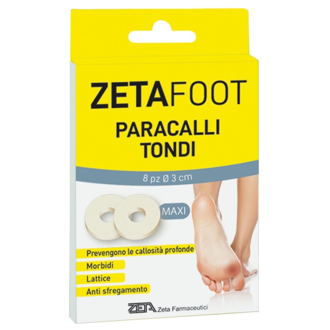 Zeta Farmaceutici Zetafoot Paracallo Grande Tondo Lattice 8 Pezzi Zeta Farmaceutici Zetafoot Paracallo Grande Tondo Lattice 8 Pezzi