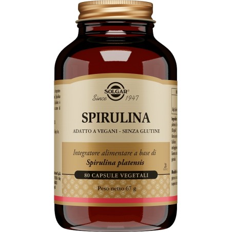 Solgar Spirulina 80 Capsule Veg