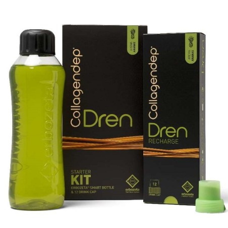 Erbozeta Collagendep Dren Starter Kit 12 Drink Cap + Smart Bottle