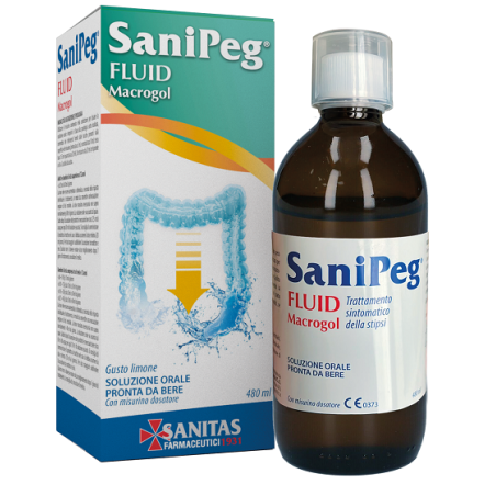 Sanitas Farmaceutici Sanipeg Fluid Macrogol 480 Ml Sanitas Farmaceutici Sanipeg Fluid Macrogol 480 Ml
