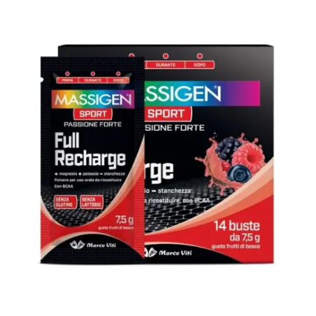 Marco Viti Massigen Sport Full Recharge 14 Bustine Marco Viti Massigen Sport Full Recharge 14 Bustine