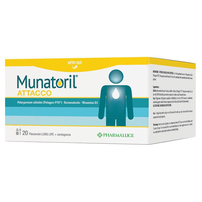 Pharmaluce Munatoril Attacco 20 Flaconcini Pharmaluce Munatoril Attacco 20 Flaconcini