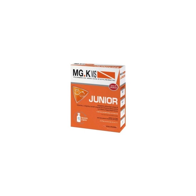 Pool Pharma Mgk Vis Tonico Ricostituente Junior 10 Flaconcini Da 10 Ml Pool Pharma Mgk Vis Tonico Ricostituente Junior 10 Flaconcini Da 10 Ml